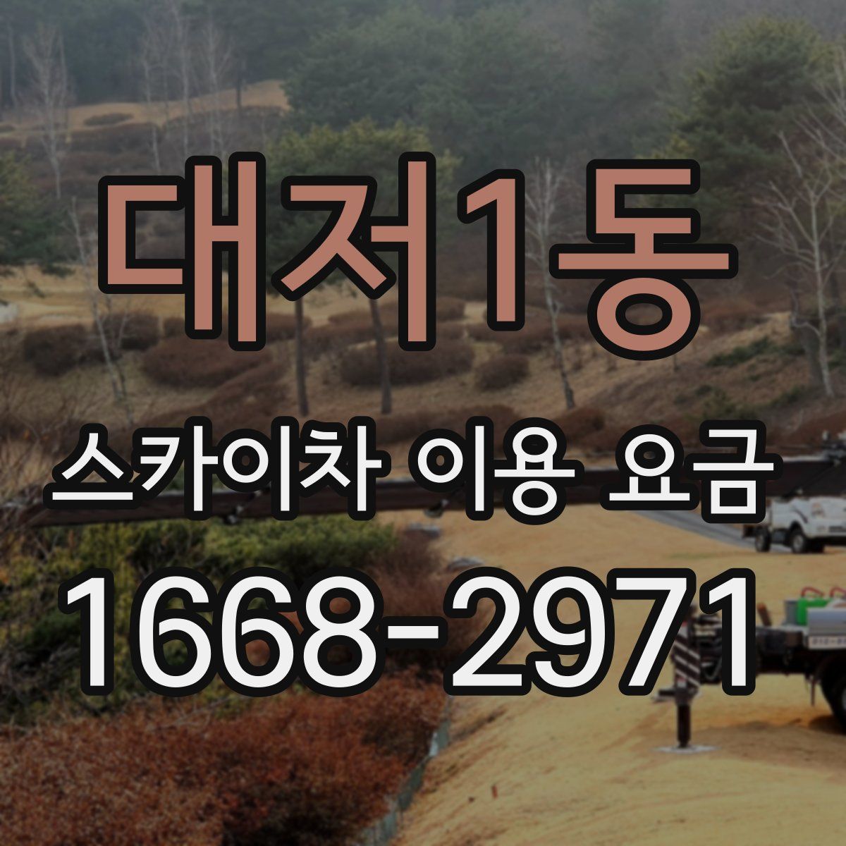 대저1동 스카이차 이용 요금