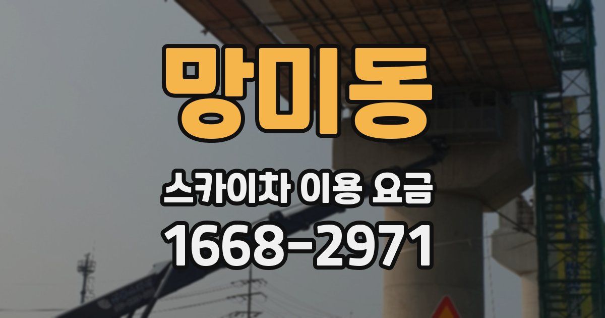 망미동 스카이차 이용 요금