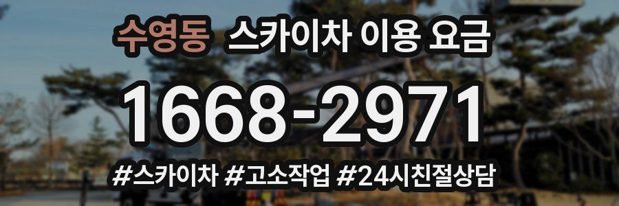 수영동 스카이차 이용 요금