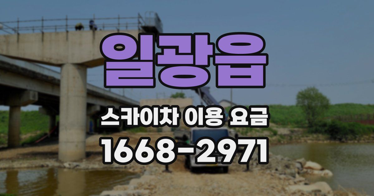 일광읍 스카이차 이용 요금