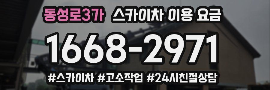 동성로3가 스카이차 이용 요금