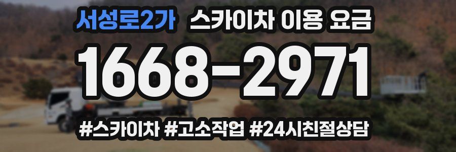 서성로2가 스카이차 이용 요금
