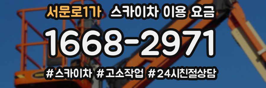 서문로1가 스카이차 이용 요금