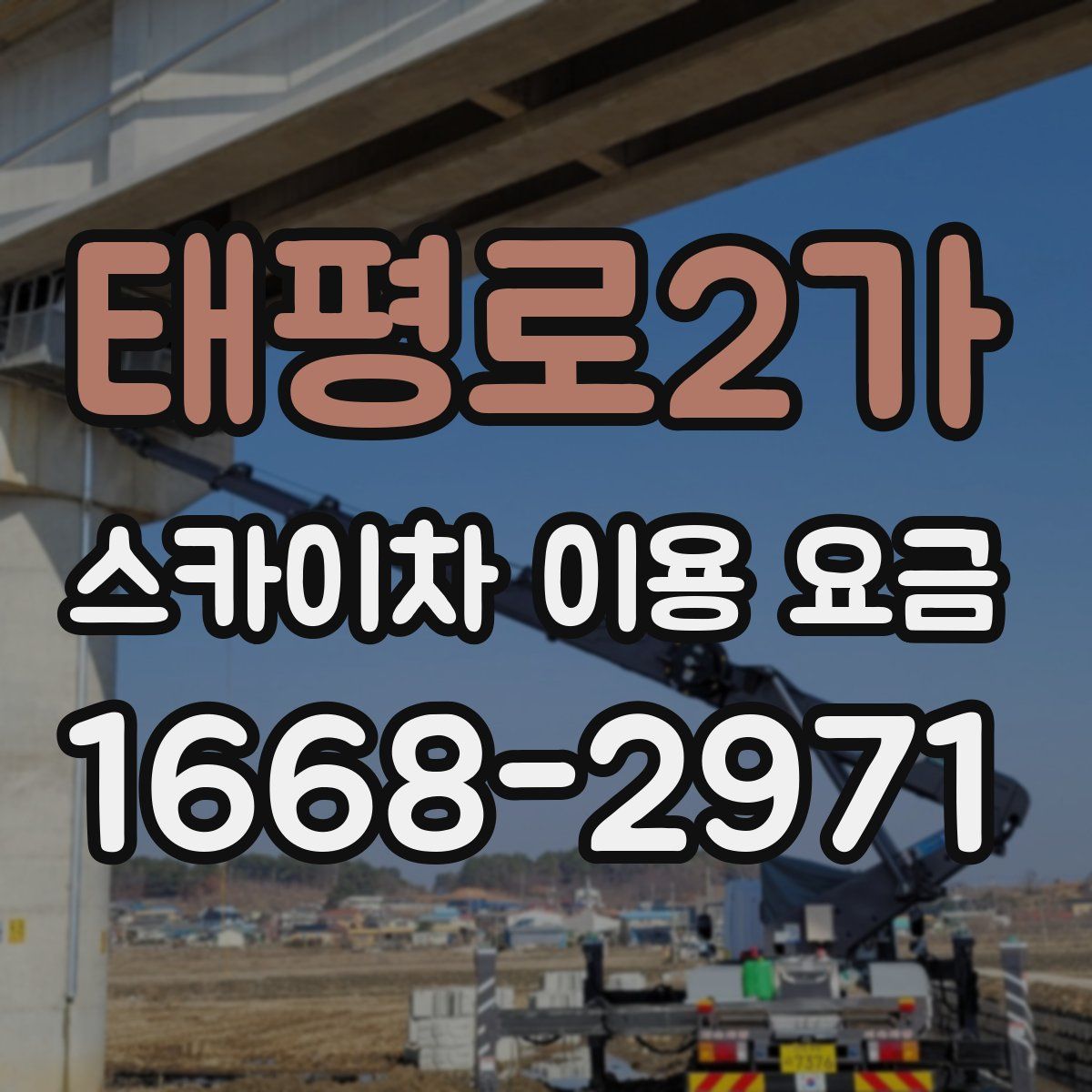 태평로2가 스카이차 이용 요금