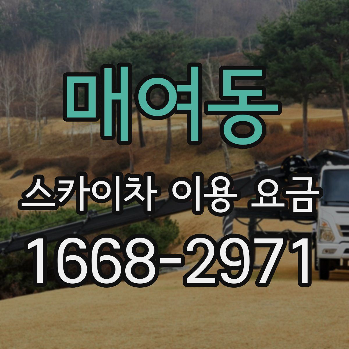 매여동 스카이차 이용 요금