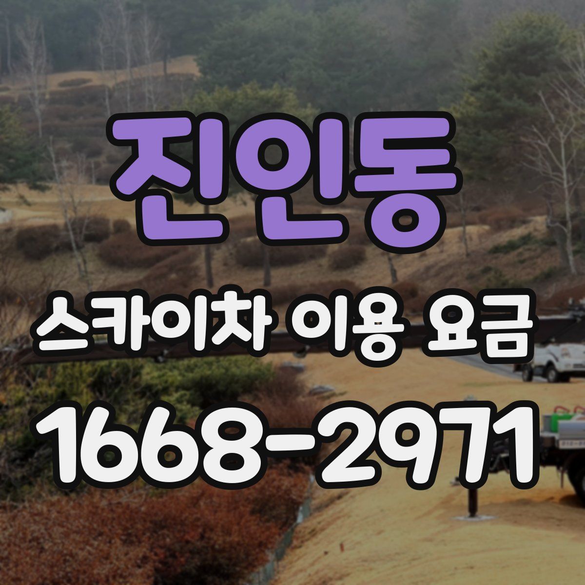 진인동 스카이차 이용 요금