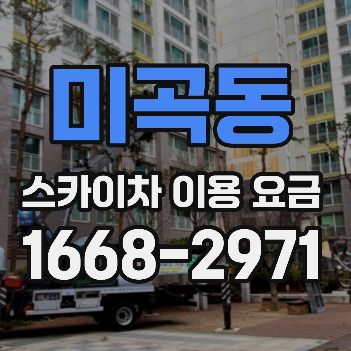 미곡동 스카이차 이용 요금