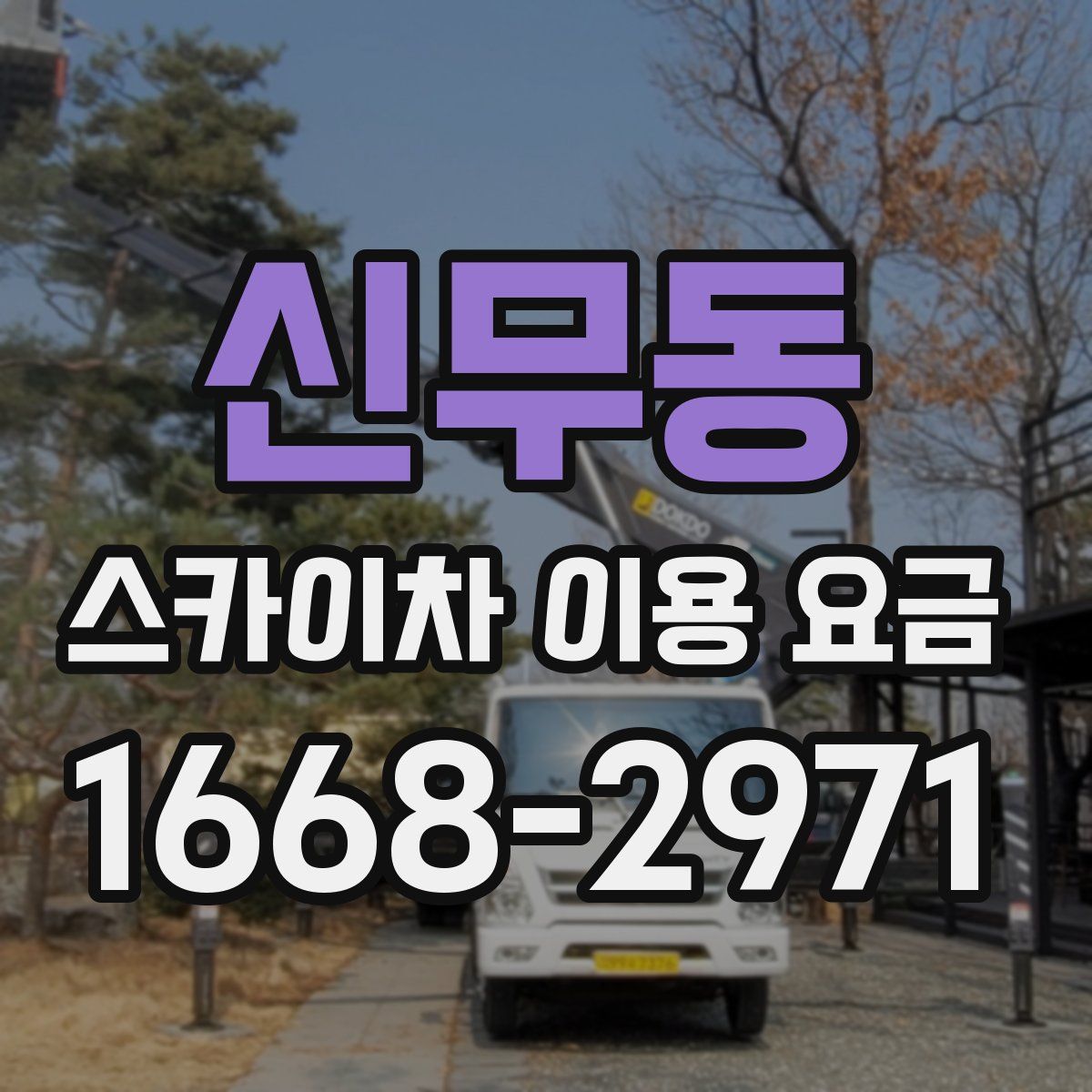 신무동 스카이차 이용 요금