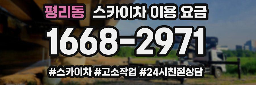 평리동 스카이차 이용 요금