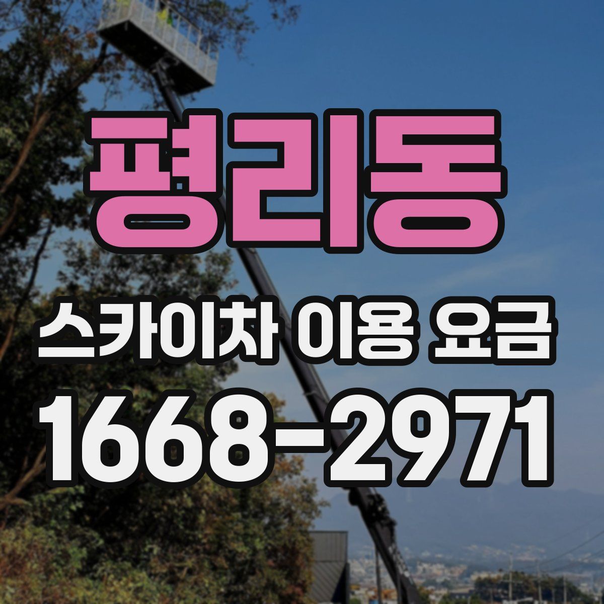 평리동 스카이차 이용 요금