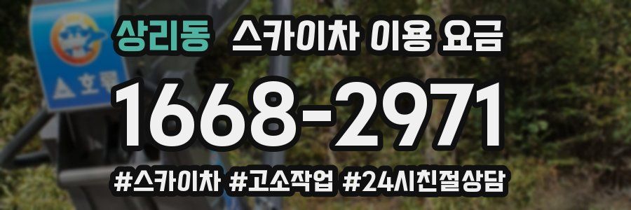 상리동 스카이차 이용 요금
