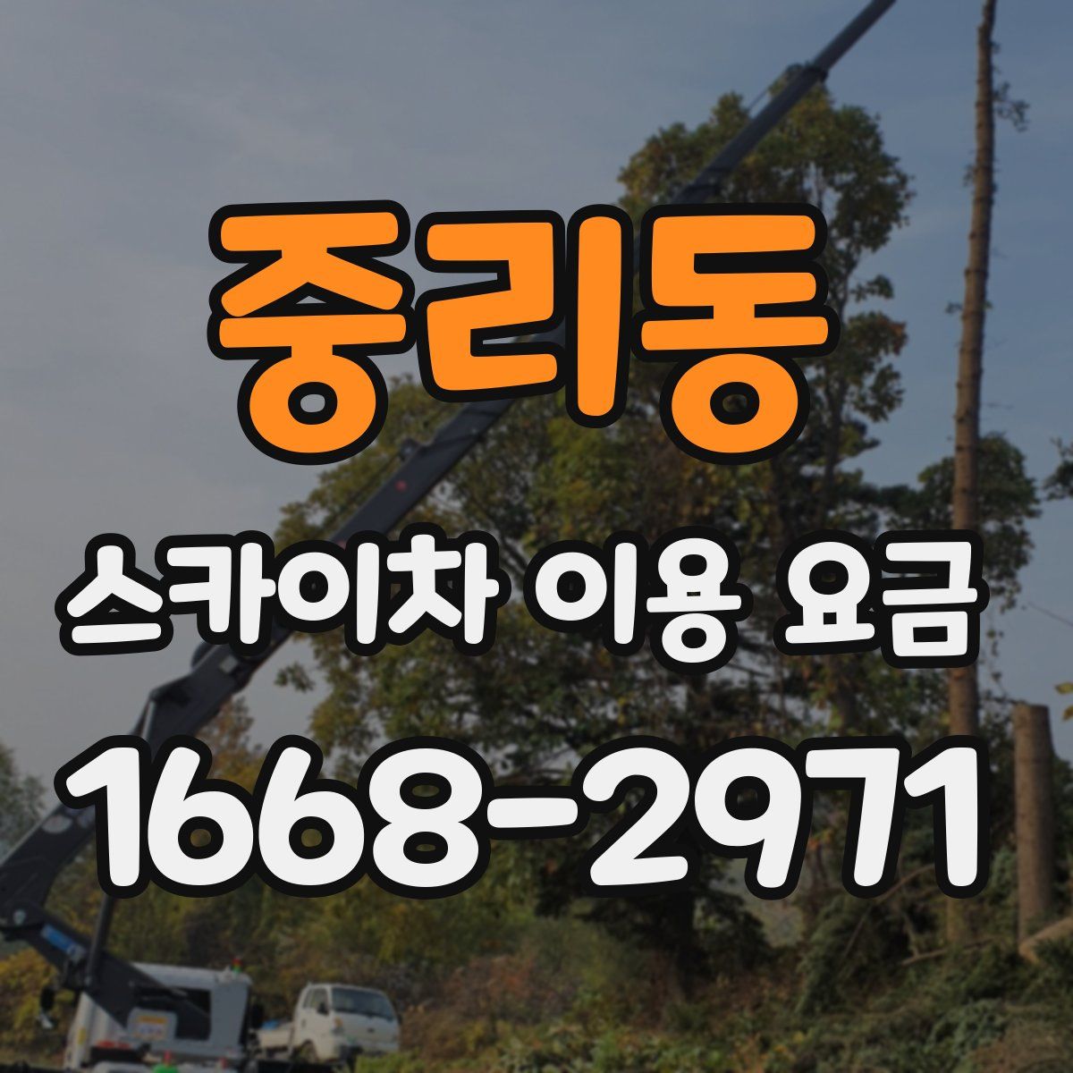 중리동 스카이차 이용 요금