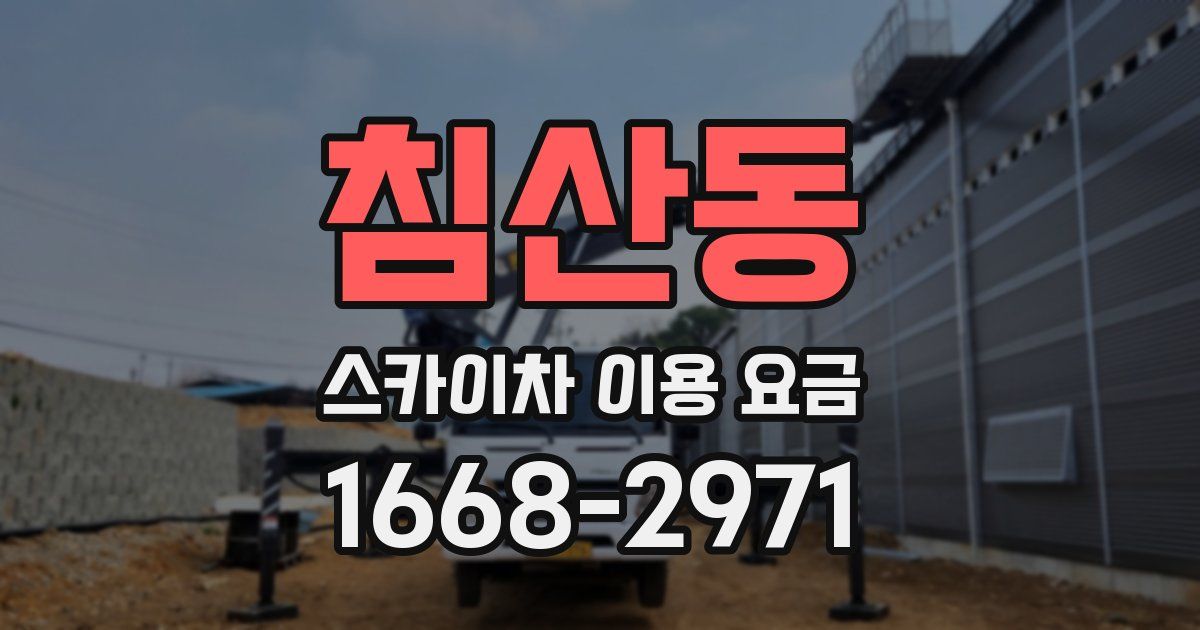 침산동 스카이차 이용 요금
