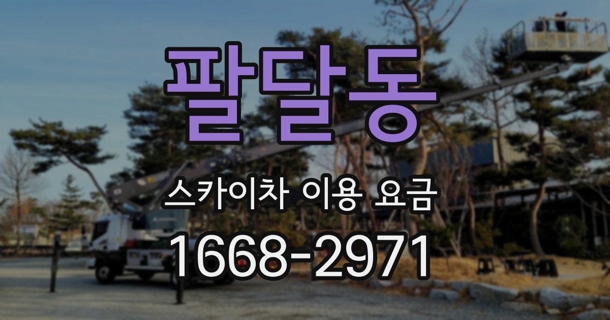 팔달동 스카이차 이용 요금