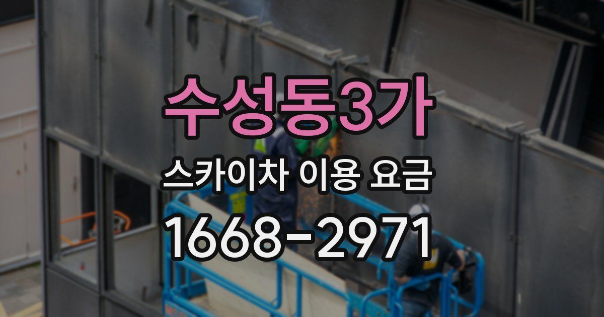 수성동3가 스카이차 이용 요금