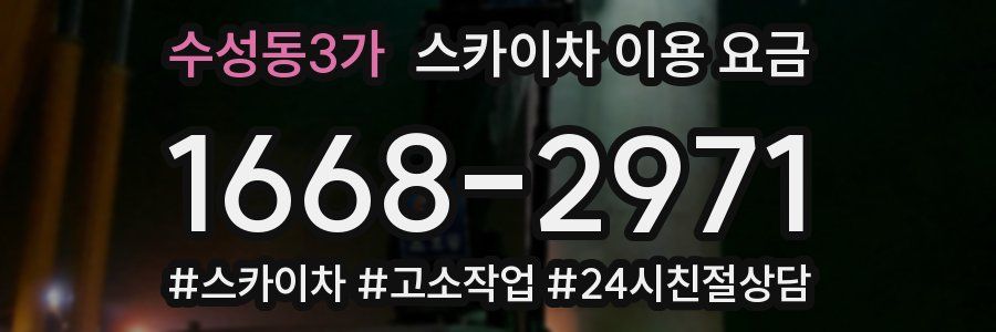 수성동3가 스카이차 이용 요금