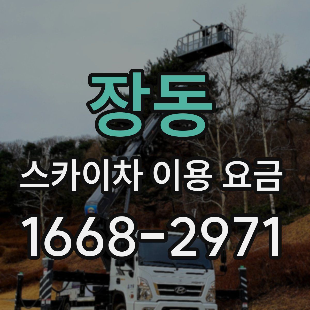 장동 스카이차 이용 요금