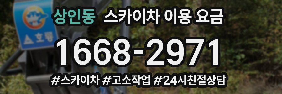 상인동 스카이차 이용 요금