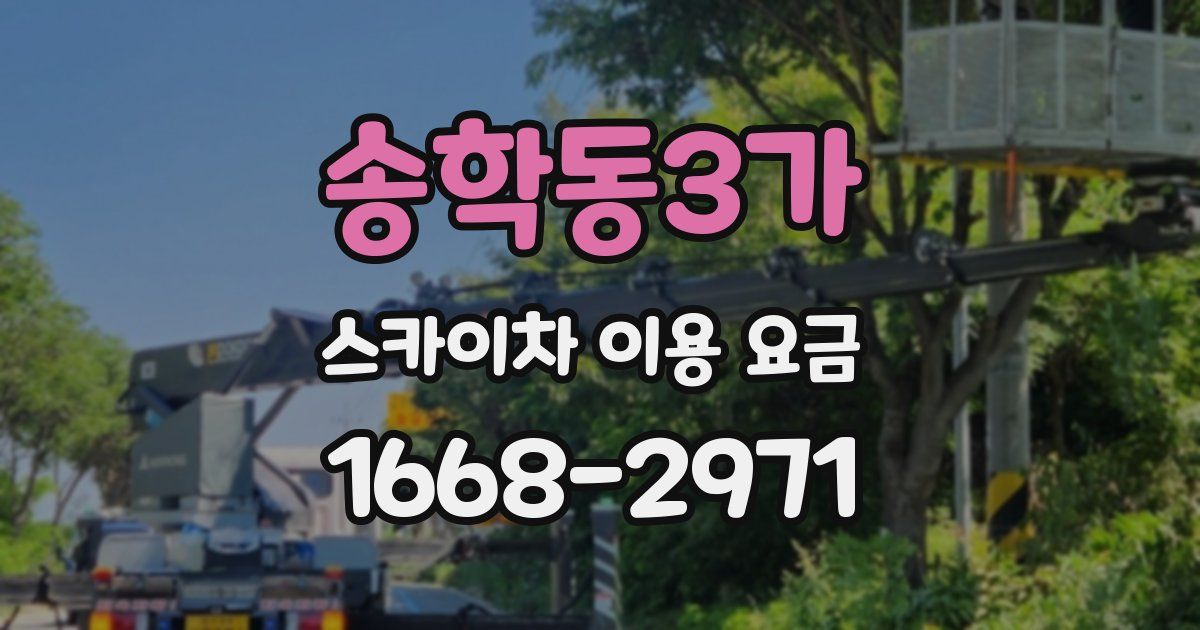 송학동3가 스카이차 이용 요금