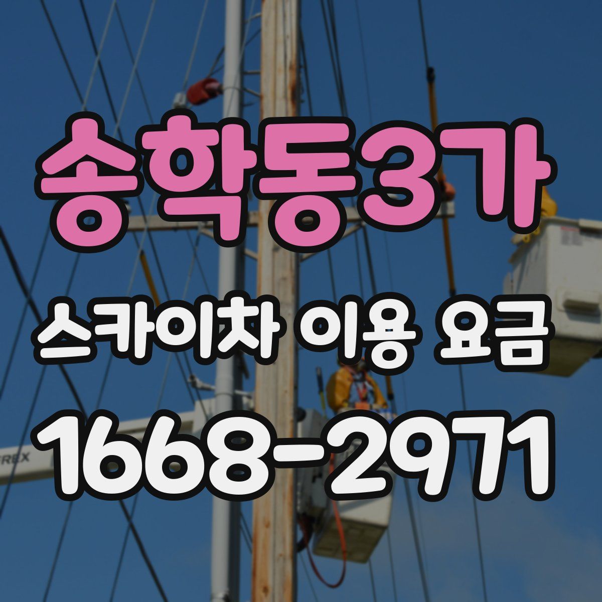 송학동3가 스카이차 이용 요금