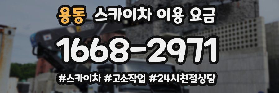 용동 스카이차 이용 요금