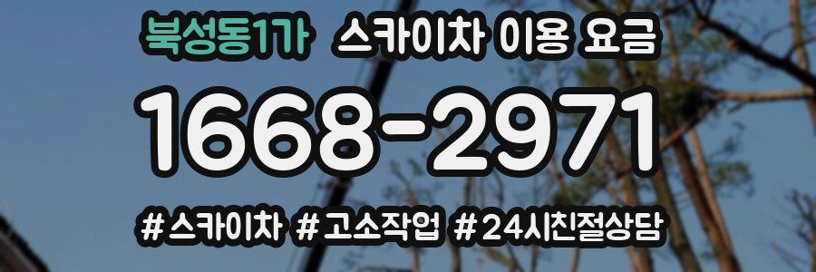 북성동1가 스카이차 이용 요금