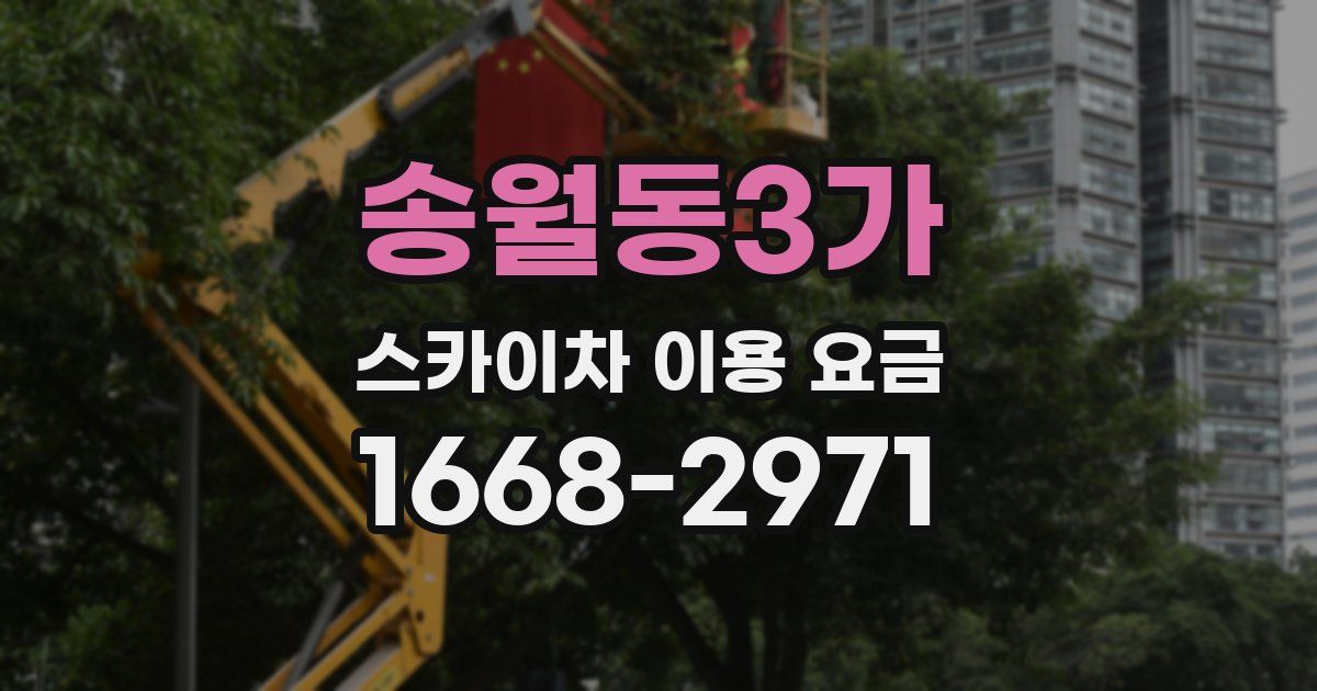 송월동3가 스카이차 이용 요금