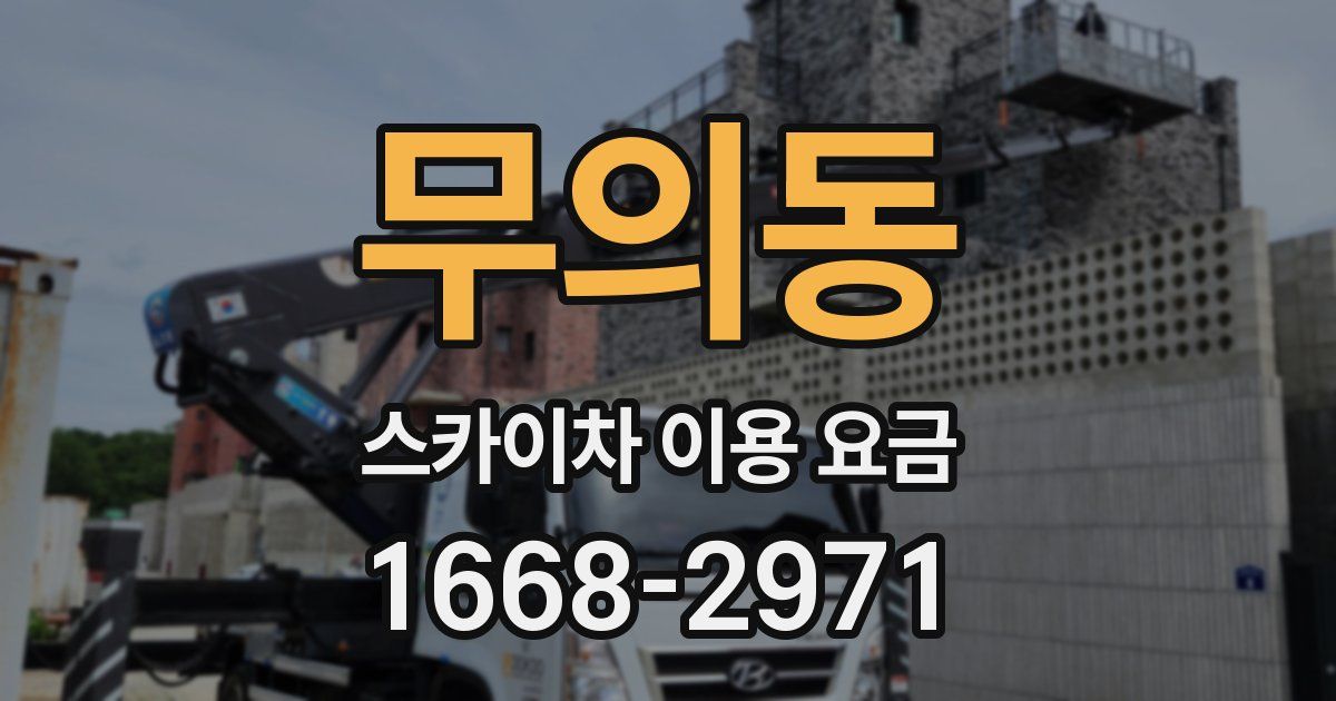 무의동 스카이차 이용 요금