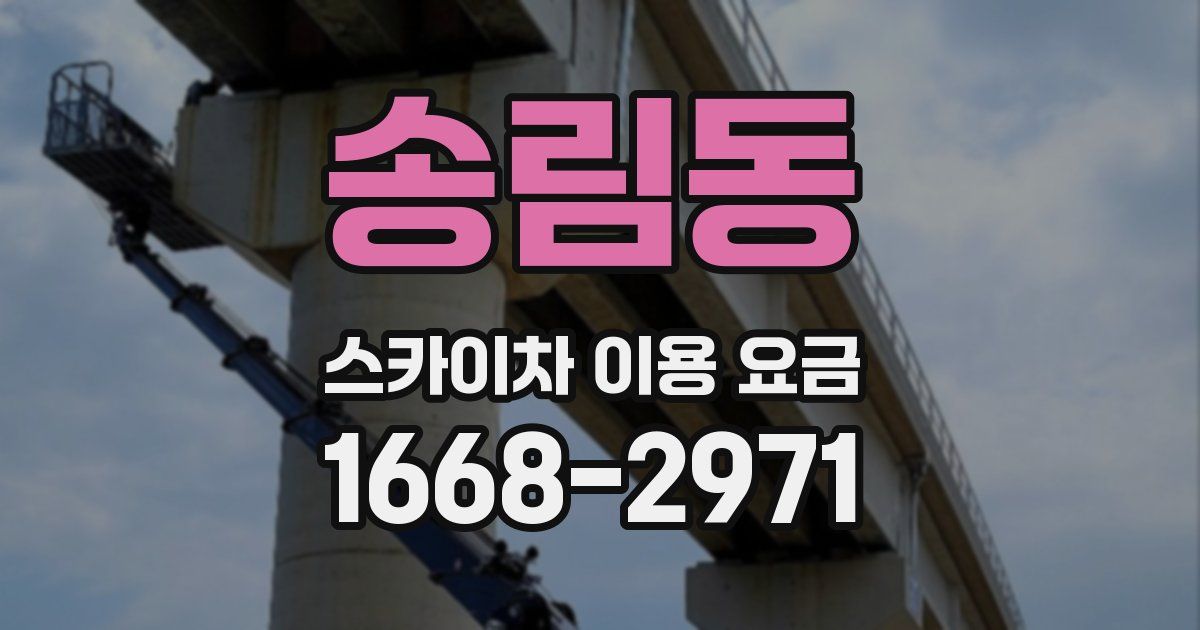 송림동 스카이차 이용 요금