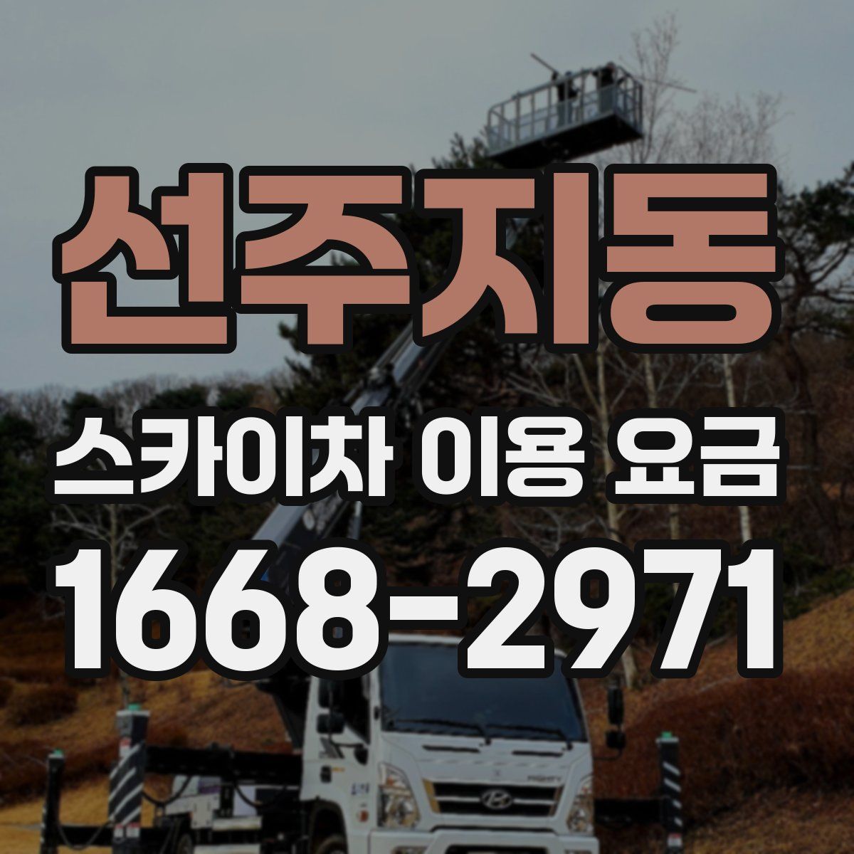 선주지동 스카이차 이용 요금