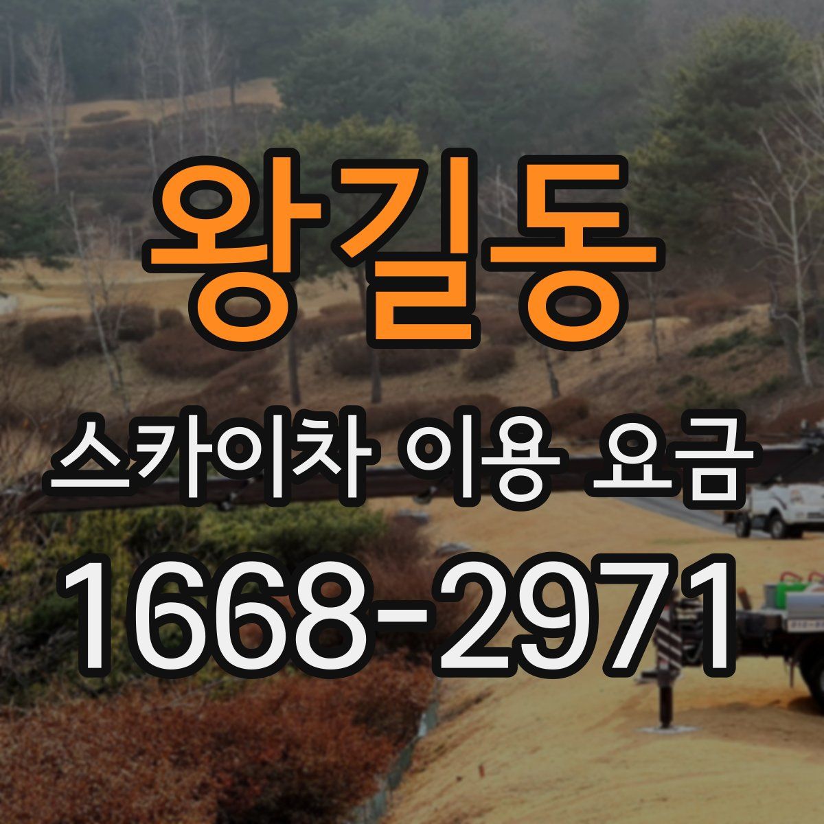 왕길동 스카이차 이용 요금