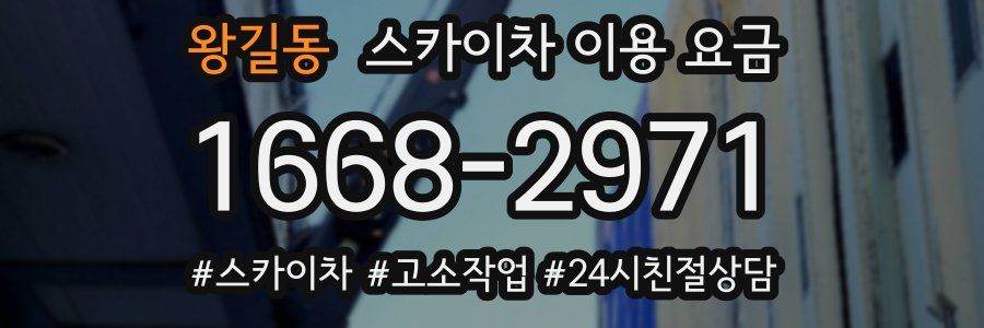 왕길동 스카이차 이용 요금