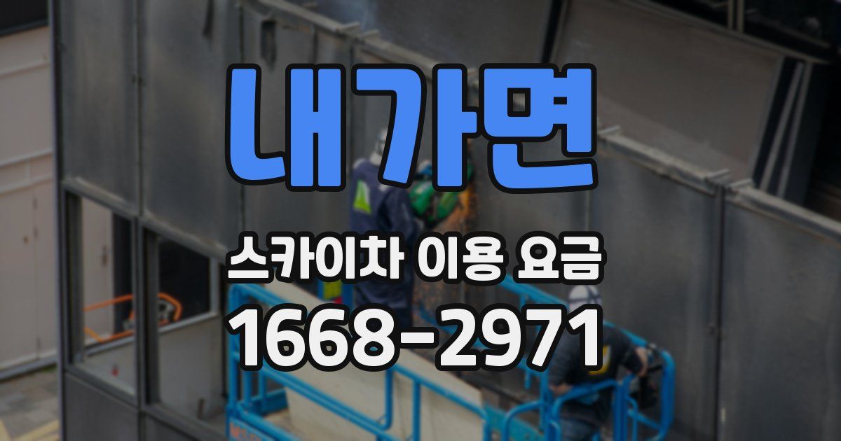 내가면 스카이차 이용 요금