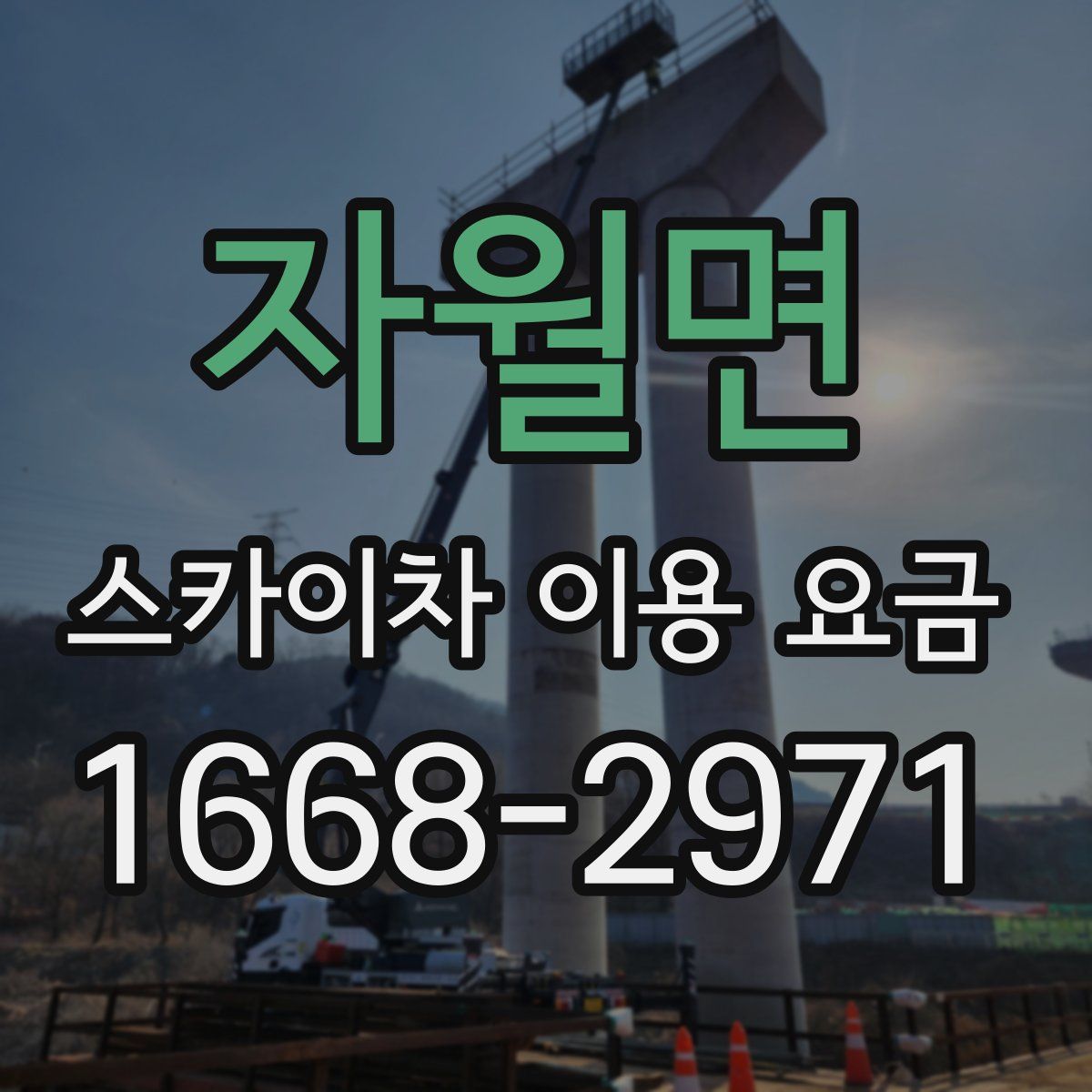 자월면 스카이차 이용 요금