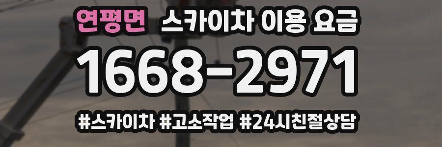 연평면 스카이차 이용 요금