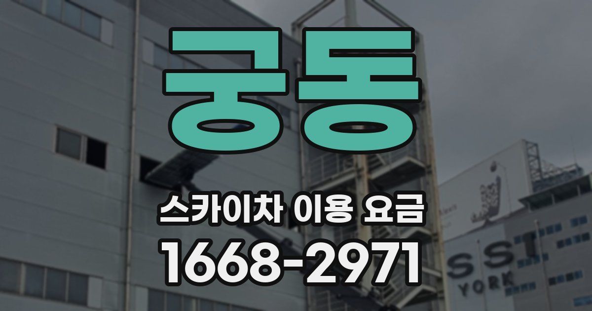 궁동 스카이차 이용 요금