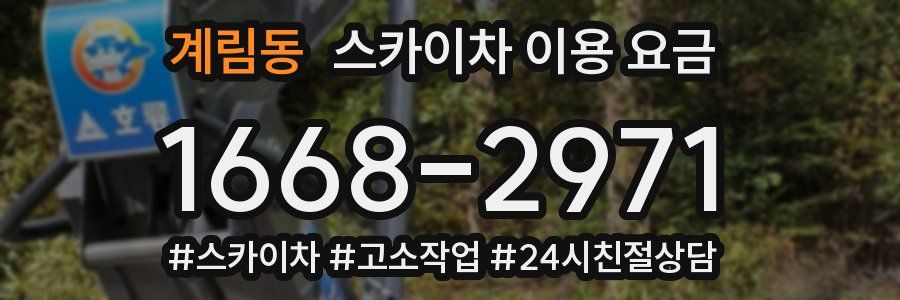 계림동 스카이차 이용 요금