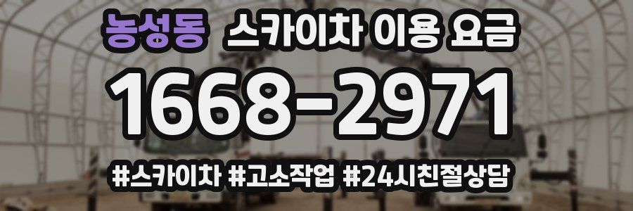 농성동 스카이차 이용 요금