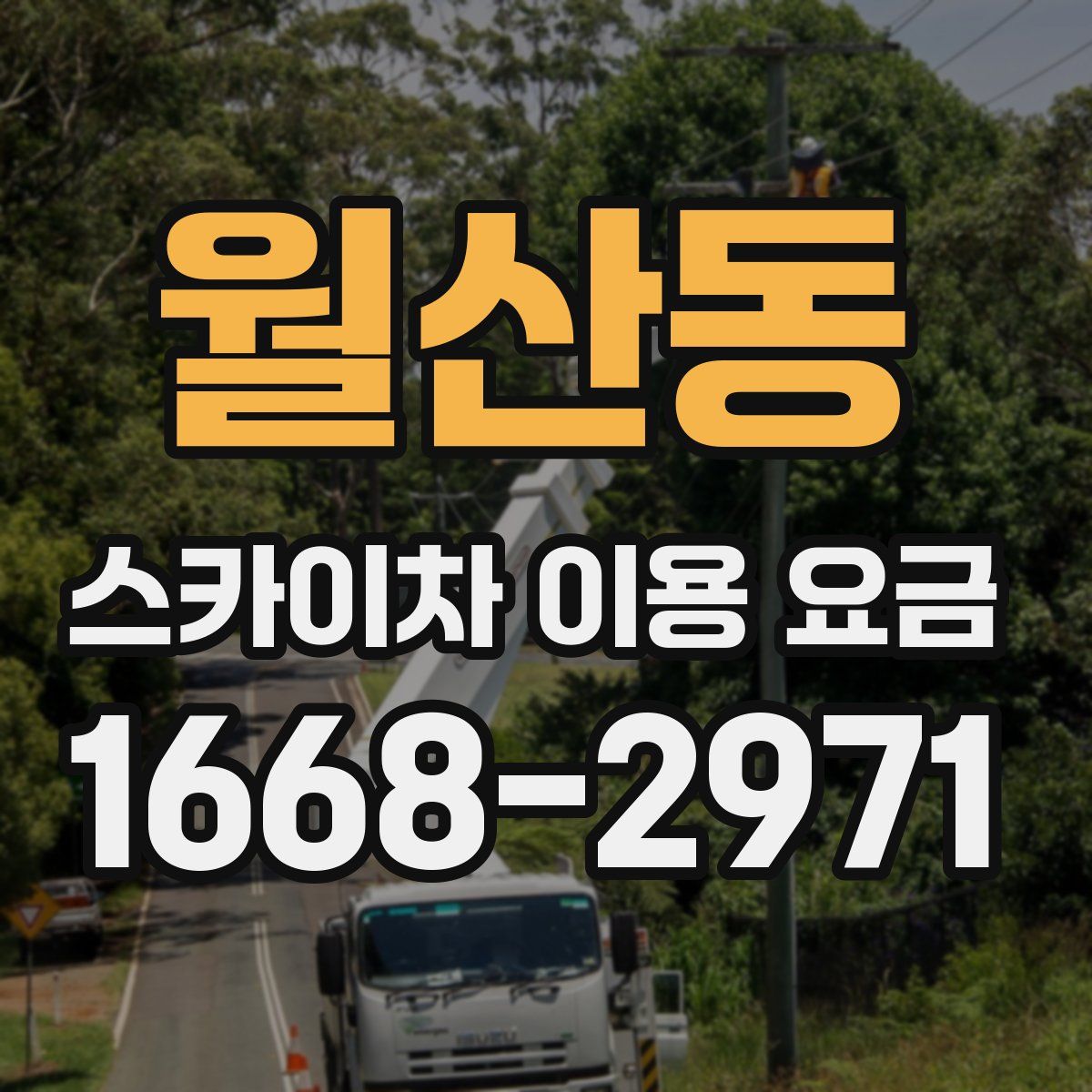 월산동 스카이차 이용 요금
