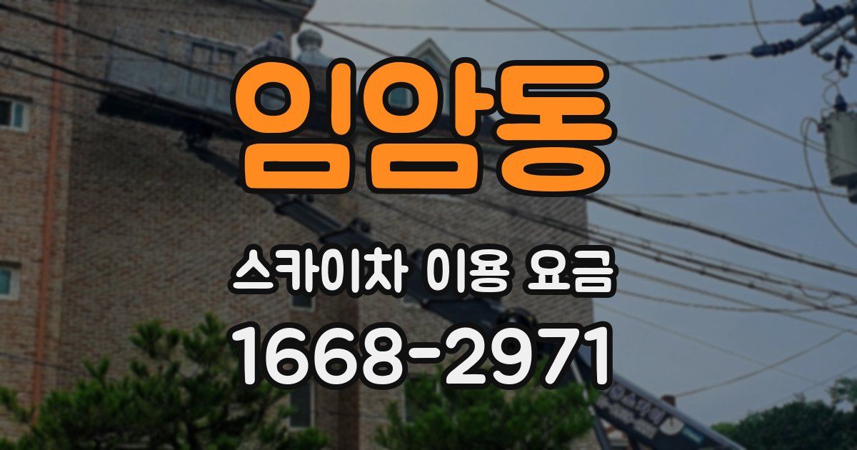 임암동 스카이차 이용 요금