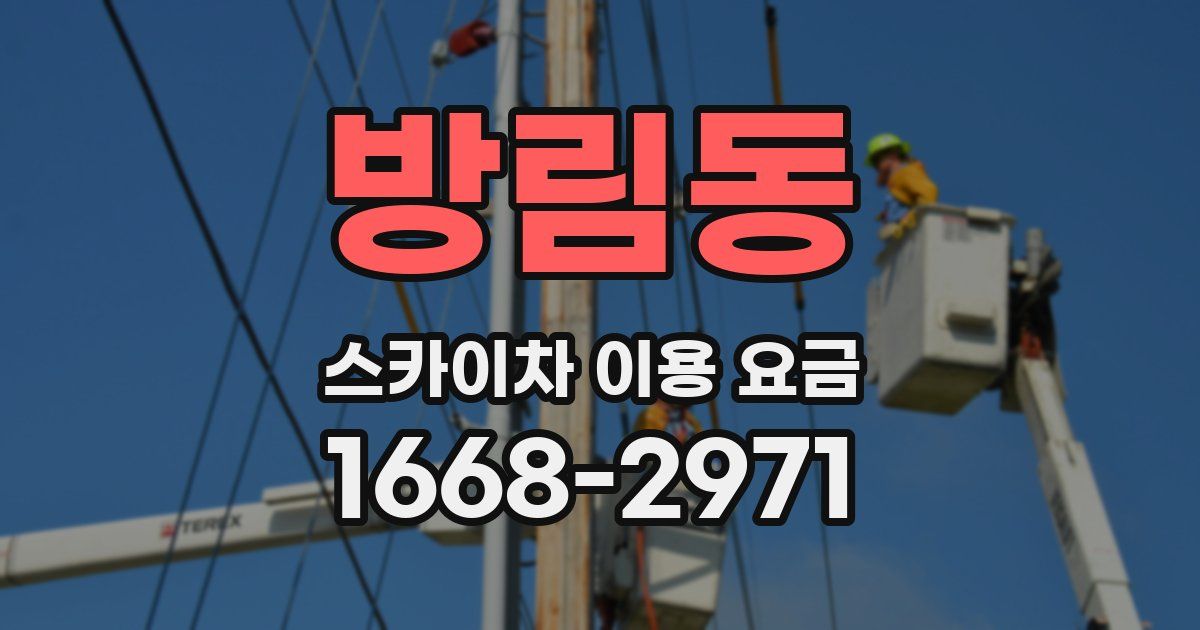 방림동 스카이차 이용 요금