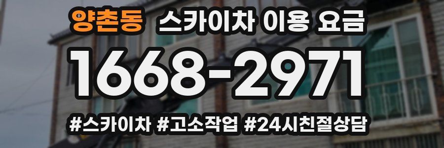 양촌동 스카이차 이용 요금