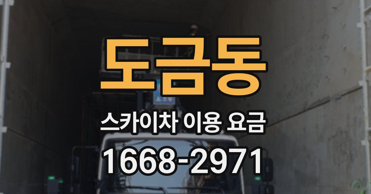 도금동 스카이차 이용 요금