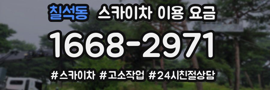 칠석동 스카이차 이용 요금