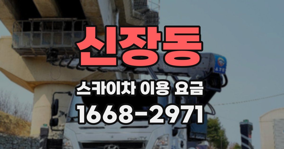 신장동 스카이차 이용 요금