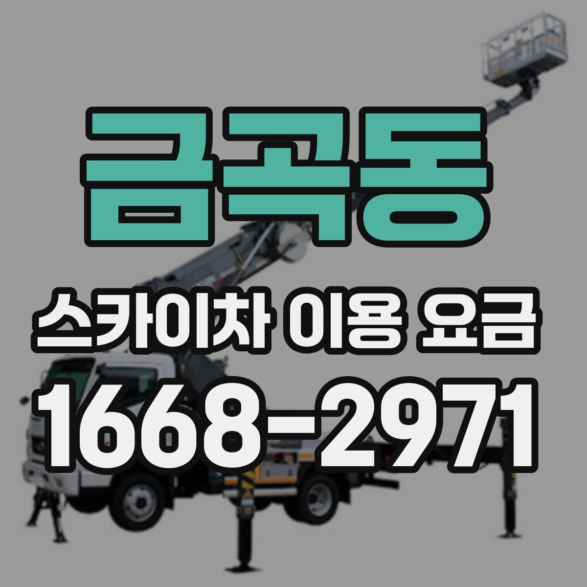 금곡동 스카이차 이용 요금