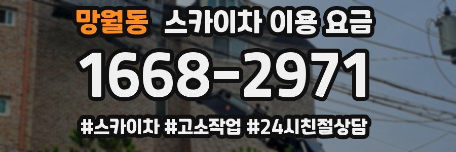 망월동 스카이차 이용 요금
