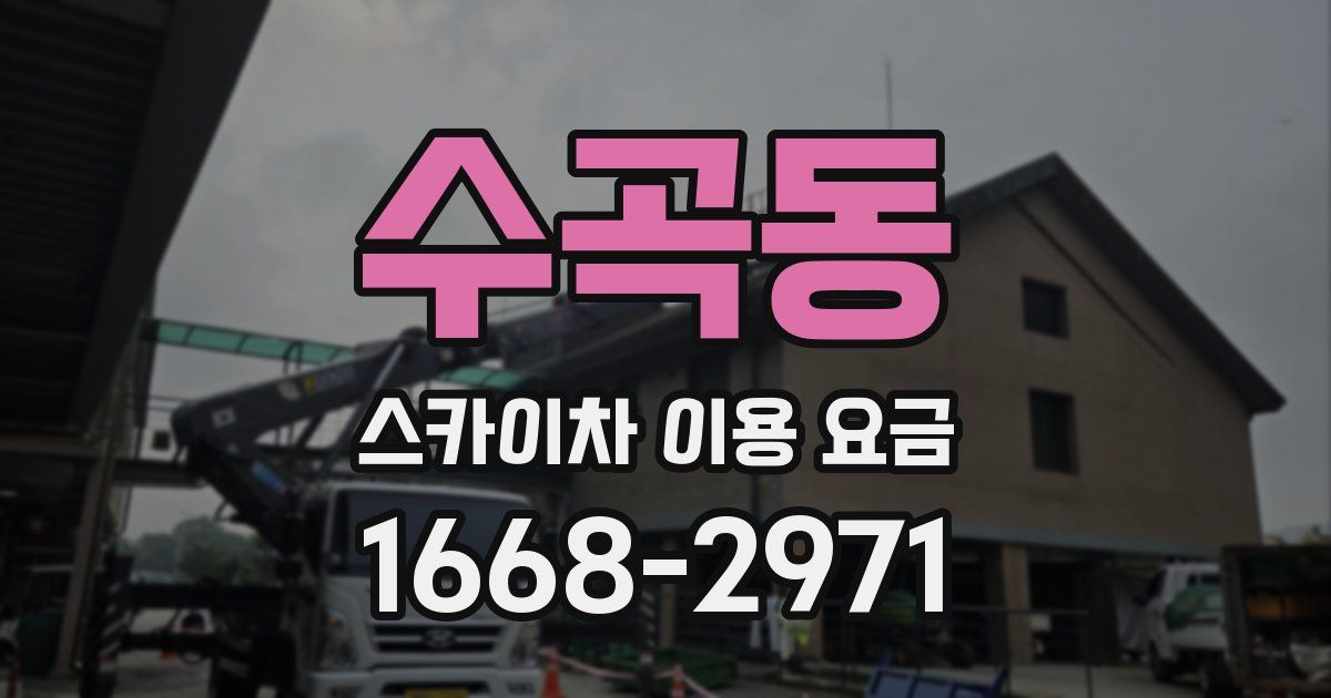 수곡동 스카이차 이용 요금