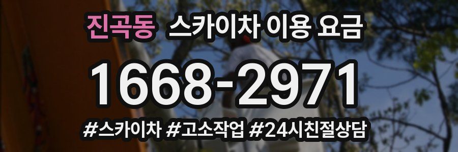 진곡동 스카이차 이용 요금