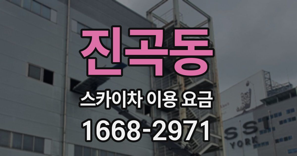 진곡동 스카이차 이용 요금